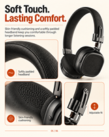 Casque de jeu sans fil avec logo OEM acceptable, bandeau réglable et qualité sonore HIFI