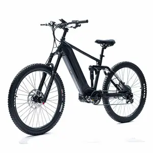 Aluminium legierung Elektro MTB Bike Mountain eBike 48V 1000W Elektro fahrrad mit 20Ah Lion Batterie Schwarz Rot