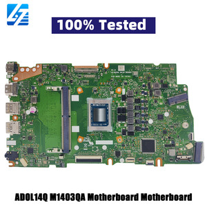 มาเธอร์บอร์ดแล็ปท็อป M1403QA สำหรับ <span class=keywords><strong>Asus</strong></span> <span class=keywords><strong>VivoBook</strong></span> เมนบอร์ดโน้ตบุ๊ก M1403QA ADOL14Q M1403Q มาพร้อมกับ R7 R5 R9การทดสอบ CPU 100% โอเคจัดส่งเร็ว - Product Image 1