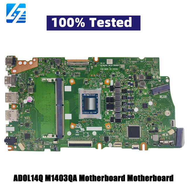 Repair M1403QA Laptop Motherboard for ASUS VivoBook M1403Q ADOL14Q M1403QA With R5 R7 R9 CPU 100% Tests OK Fast Ship
