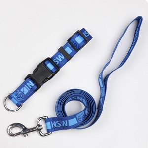 Nylon Dog <b>Collar</b> & Leash Set Custom Sublimation Printed Pattern Adjustable Pet Walking <b>Collar</b> Lead Wholesale - Product Image 2