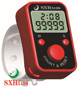 Portable Industrial Use LCD Digital Tally Finger Counter Model 1016 <b>Battery</b> Powered 1-Year Data Cache Plastic Ramadan Gift Made - Product Image 3