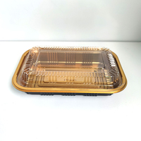 JY-815 Kunststoff-Lebensmittelbehälter Rechteckiger Sushi-Behälter Verpackungsbox Kunststoff-Lebensmittelschale