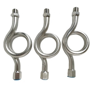 Manomètre en acier inoxydable, siphon à vapeur de type Q à 90 degrés - Product Image 4