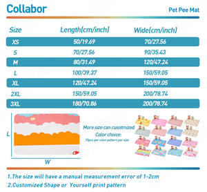 COLLABOR 7 Größe 16 Farben Outdoor Pet <span class=keywords><strong>Dog</strong></span> <span class=keywords><strong>Mat</strong></span> Für Camping Großhändler <span class=keywords><strong>Dirty</strong></span> <span class=keywords><strong>Dog</strong></span> <span class=keywords><strong>Mat</strong></span> Absorbent <span class=keywords><strong>Dog</strong></span> Training Pee Pad <span class=keywords><strong>Mat</strong></span> - Product Image 5