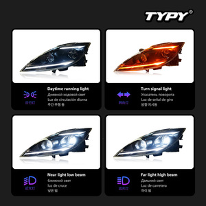 Feux avant LED TYPY pour Mazda Atenza 2009-2016 avec feux de jour et clignotants séquentiels - Product Image 4