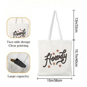 Bolsas de Tela Personalizadas para Mujer, Bolsas de Regalo para Madrina con Logotipo, Bolsa de Tela Personalizada para Boda - Product Image 3