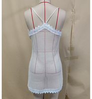 Nouvelles Arrivées EN STOCK Robe Courte de Plage Sexy pour Femme en Tricot Crocheté Ajourée, Cache-maillot