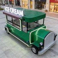 Camion de restauration mobile en acier inoxydable, cuisine complète, pour fast-food, barbecue, pizza, glaces, snacks, chips et hot-dogs