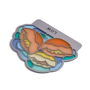 Marcapáginas de Metal con Diseño de Loto en Forma de Nube, Logotipo Hueco, Precio Directo de Fábrica - Product Image 4