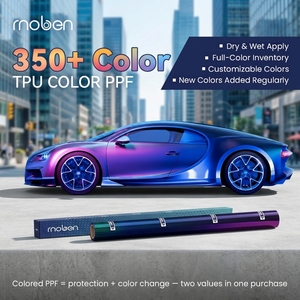 Película Protectora de <span class=keywords><strong>Pintura</strong></span> Moben de 7.5mil, Autoregenerable, Resistente <span class=keywords><strong>a</strong></span> los Rayos UV y <span class=keywords><strong>a</strong></span> los Arañazos, Película de TPU PPF de Color, Antiarañazos, Sin Residuos de Pegamento - Product Image 1