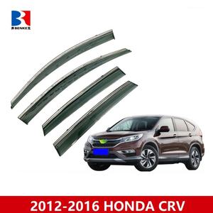 Déflecteurs de porte pare-pluie 4 pièces SS304 + PC pour Honda CR-V - Product Image 2