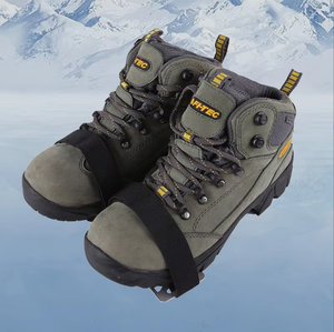 Lovita Couvre-chaussures d'hiver antidérapants pour extérieur, à 26 crampons en acier épaissis, pour glace et neige, anti-chute, pour l'alpinisme - Product Image 3