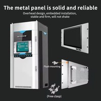 Computadora todo en uno con Windows con pantalla táctil con instalación integrada 15/15.6/17 pulgadas Intel J1900 I3 /i5/i7 Panel industrial Pc