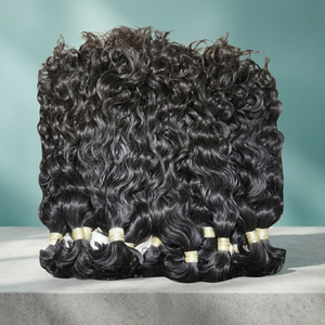 Cabello Humano Rizado Natural Indio - 100% Virgen Remy de Primera Calidad, 20 Pulgadas de Largo - Product Image 3