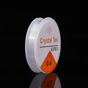 Ensemble de cordons élastiques de 0,4 à 1 mm <span class=keywords><strong>pour</strong></span> la fabrication de bracelets d'amitié, <span class=keywords><strong>fil</strong></span> transparent de couleur cristal, <span class=keywords><strong>fil</strong></span> <span class=keywords><strong>pour</strong></span> collier à perles - Product Image 2