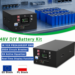 Boîtier de batterie empilable DIY DDP Pologne 51.2V 16S, compatible avec protocole de communication, pour gestion intelligente de l'énergie solaire domestique - Product Image 1