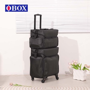 OBOX Профессиональный инструмент для парикмахерской Оксфордский кейс тележка сумка для макияжа большой вместимости чемодан на молнии водонепроницаемый - Product Image 4