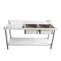 Le plus récent évier table 304 évier extérieur lavabo autoportant en acier inoxydable évier de cuisine unique