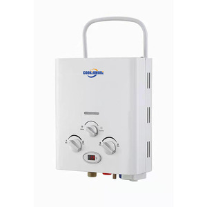 Compatto 6L naturale per il campeggio RV portatile esterno senza serbatoio con accensione a batteria in acciaio tipo canna fumaria scaldabagno a Gas - Product Image 3