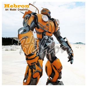 Traje <span class=keywords><strong>de</strong></span> robot andante rentable, disfraz <span class=keywords><strong>de</strong></span> mascota <span class=keywords><strong>de</strong></span> robot con luz LED para adultos, el más vendido <span class=keywords><strong>de</strong></span> Guangzhou Hebron, para actuaciones. - Product Image 3