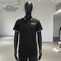 Polo de restaurant personnalisé pour homme, polos brodés à bas prix, polos haut de gamme pour homme, uniforme d'équipe, vêtements de travail pour homme