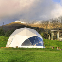 Dôme géodésique de haute qualité pour l'extérieur, tente de glamping, tente dôme