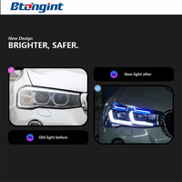 Phares à LED Accessoires de voiture Convient aux systèmes d'éclairage automobile 10-17 BMW X3 Ensemble de phares F25 Clignotants