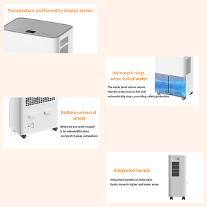 Deshumidificador Desecante Portátil Mini de 12L/Día con Pantalla Táctil, Silencioso e Inteligente, Electrodoméstico para Oficina, ¡Gran Oferta! - Product Image 3