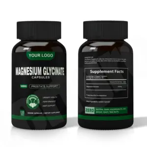 Additifs alimentaires glycinate de magnésium 400mg supplément capsules de glycinate de magnésium
