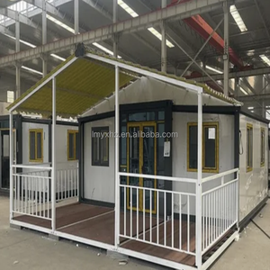 Easy Assembly Modular Outdoor Resort Housing Galvanized Steel Frame Prefab Expandable Container House with Kitchen - Product Image 3