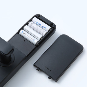 เว่ยซุน สมาร์ทล็อคสำหรับประตูไม้ พร้อมระบบสแกนบัตรและรหัสผ่าน ดีไซน์ทันสมัย ผลิตจากอลูมิเนียมอัลลอย รุ่น J086 - Product Image 1