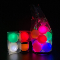 Balle de golf LED de plus en plus foncée personnalisée activée par impact