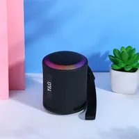 Haut-parleur sans fil portable étanche multicolore stéréo TG373 avec recharge sans fil pour ordinateur, téléphone portable et fêtes en extérieur