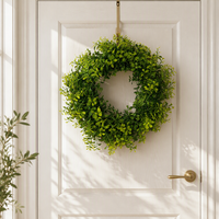 Guirlande suspendue tropicale en herbe artificielle LingKai, fleur en plastique pour la décoration de la maison, du jardin, de Noël, de la remise des diplômes et du printemps