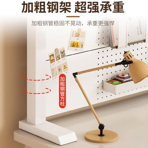 Wan Yusen Vertical Desk Storage <b>Shelf</b> Multi Layer Organizer Perforated <b>Shelves</b> Home Office <b>Desktop</b> Bookshelf - Product Image 3