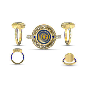 Anillo de campeón de deportes juvenil personalizado Anillos de campeonato de Béisbol Juvenil - Product Image 3