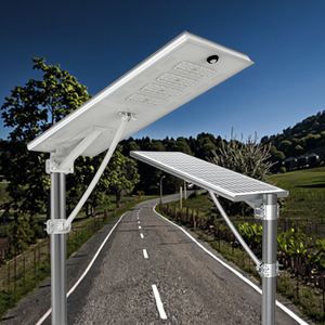 Powerful <b>LED</b> Solar Street <b>Light</b> 60W/80W/100W/150W IP66 12-Hour Lighting System Aluminum Battery - Product Image 1