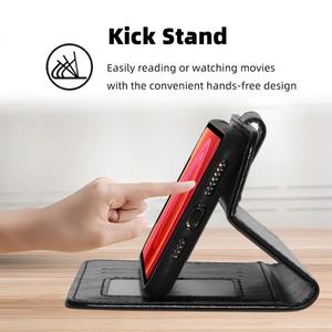 Étui portefeuille JMAX de luxe classique avec fentes pour cartes, en cuir PU transparent, pour <span class=keywords><strong>Samsung</strong></span> S S25 S26 S30 Ultra Plus - Product Image 4