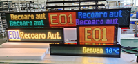 Chine EMC, écrans LED IP65 pour le commerce des bus 16x128 signe de destination de bus affichage numérique affichage LED passager