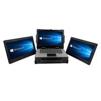 Boîtier d'ordinateur de bureau portable robuste ATX personnalisé de 15,6 pouces FHD avec 2 baies de disque dur avec alimentation avec ventilateur en stock