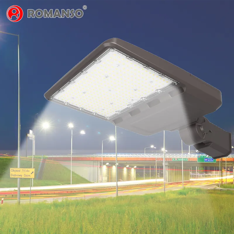 High Luminous Efficiency IP66 60W 150W 200W Street Waterproof Road Lamp Dusk Led Lights Parking Lot