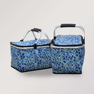 Panier de pique-nique pliable personnalisé, sac isotherme, boîte thermique pour bière et nourriture, sac isotherme pliable, camping en plein air, randonnée, panier de pique-nique - Product Image 1