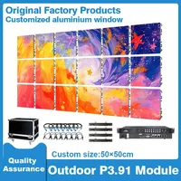 Mur vidéo LED extérieur P3.91, module SMD étanche, écran de location pour scène, affichage numérique, écran TV couleur haute définition