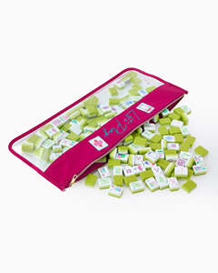 Juego de Mahjong Americano Profesional, 166 Fichas Grandes, 4 Soportes, Empujadores, Estuche de Lujo, Mahjong Tradicional Occidental para Clubes <span class=keywords><strong>Sociales</strong></span> - Product Image 5