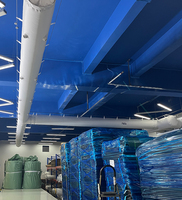 Tuyau de ventilation WELLSOX en tissu ignifuge, conduit textile antibactérien, conduit d'air en tissu