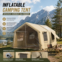 Tente de camping gonflable commerciale légère et durable pour la promotion d'événements en plein air avec matériau imperméable