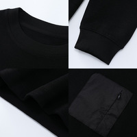 Nouveau pull en tricot pour homme en fibre acrylique pour l'automne/hiver, respirant, absorbant l'humidité, chaud, décontracté, col rond, manches longues