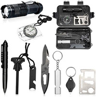 Betoyy-Kit de survie d'extérieur 3 en 1, ensemble de Camping, sac médical avec filtre à eau, paille, Kit de survie d'urgence