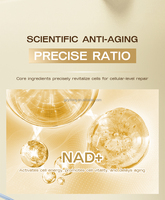 Nad + collagène visage sérum petites molécules Nad liquide doux efficace absorption rapide Nad Plus Peptide Anti-âge visage sérum